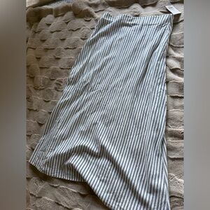 Target Black and White Striped A-Line Skirt